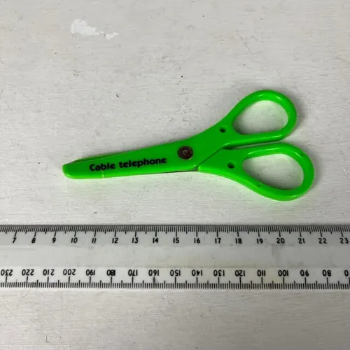 Green Plastic Scissors