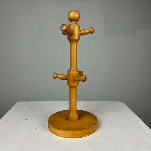 Light Wood 6 Peg Mug Tree