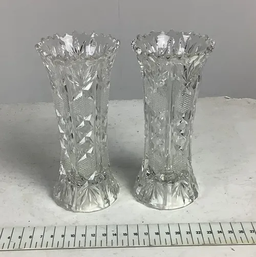 Small Cut Glass Vase