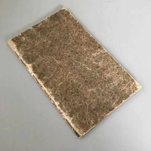 Period Brown Speckled Cover Accounting Book Notebook