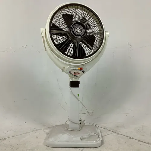 White Pedestal Standing GFC Fan 98cm
