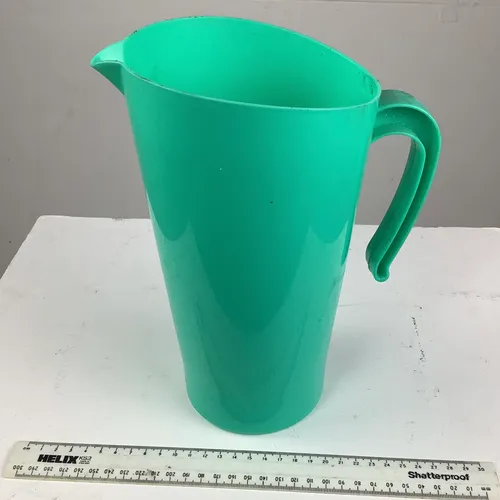 Blue Green Plastic Jug