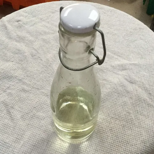 Bottle with hinged lid