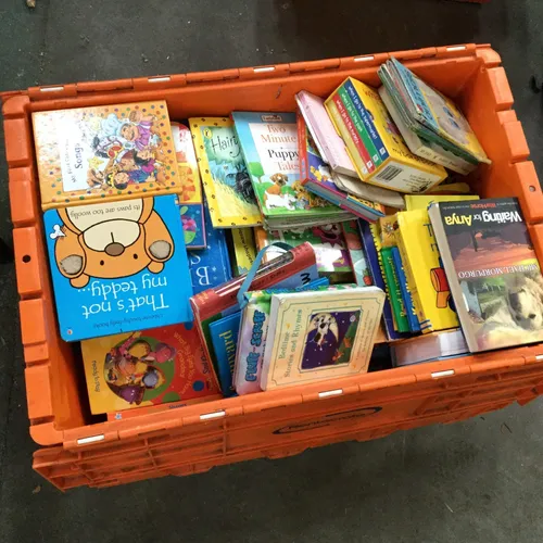 Crate of Assorted Children’s Books
