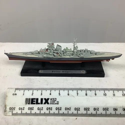 Prinz Eugen Model Boat with Plaque