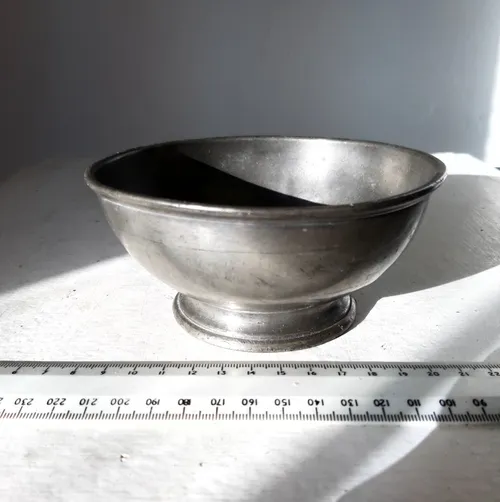 Small pewter bowl