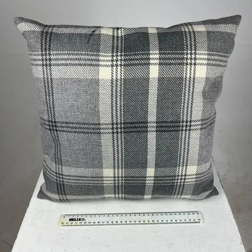 Grey Tartan Cushion (2 Available)
