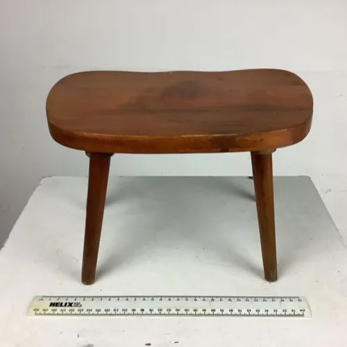 Small Wood Footstool