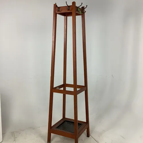 Wooden Square Coat Stand