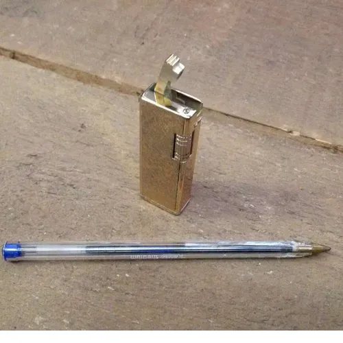 gold Art Deco lighter