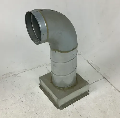 Curved Industrial Vent Pipe