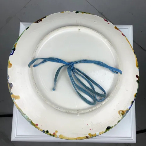 Majolica Ceramic Lobster Wall Hanging Plate