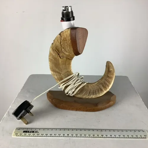 Brown Horn Lamp