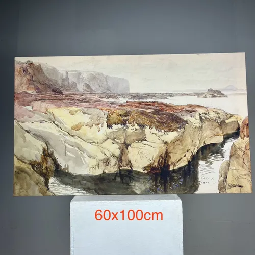 Rocks and Seaweed Painting (60 cm x 100cm)