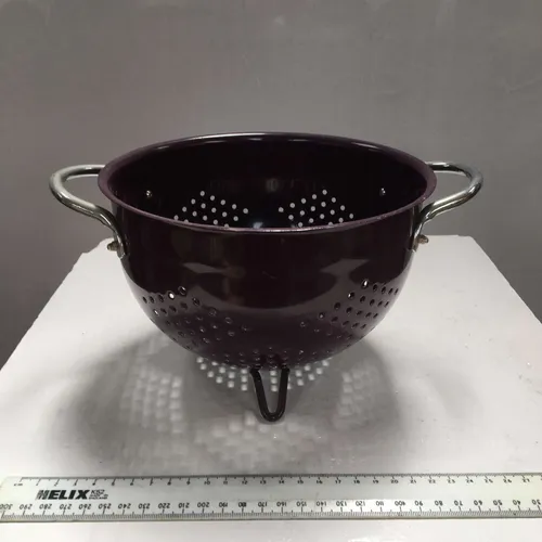 Purple Metal Colander