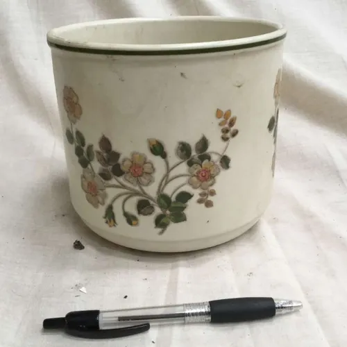 Period 1970s/1980s Marks and Spencer ‘Autumn Leaves’ design pot/planter