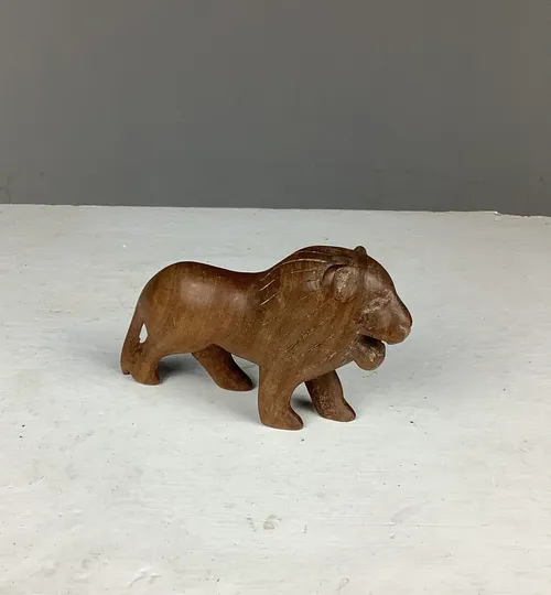 Wooden Lion Ornament