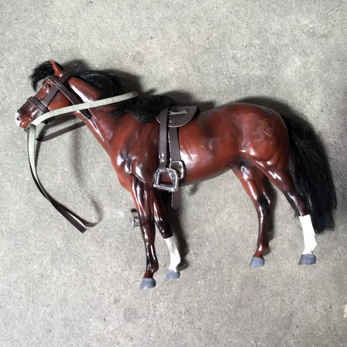 Brown Plastic Toy / Model Horse