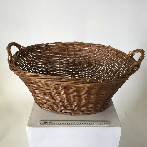 Oval Wicker Handled Basket