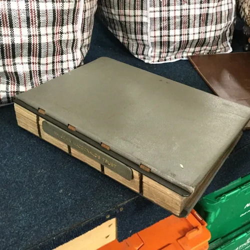 Period Hardback Green Trusts Accounting Ledger - Mr John MacDonald