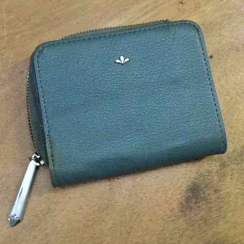 Small grey/blue purse