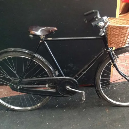 Period Black Mens  Bicycle / English roadster / Opafiet