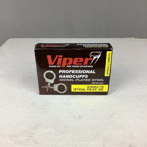Viper Professional Silver Handcuffs