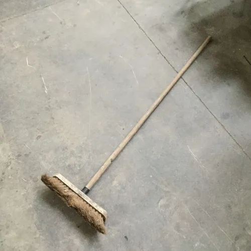 Wooden broom