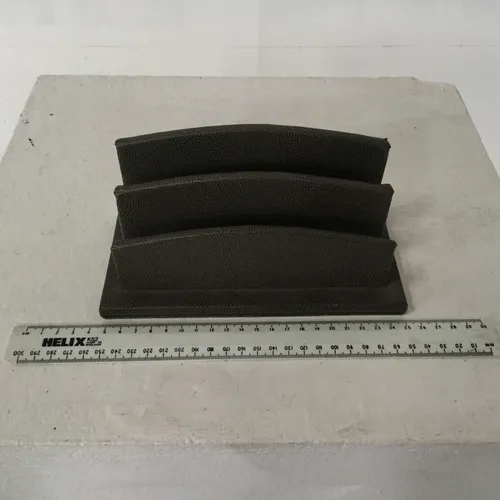 Grey Faux Leather Snake Skin Letter Divider Holder