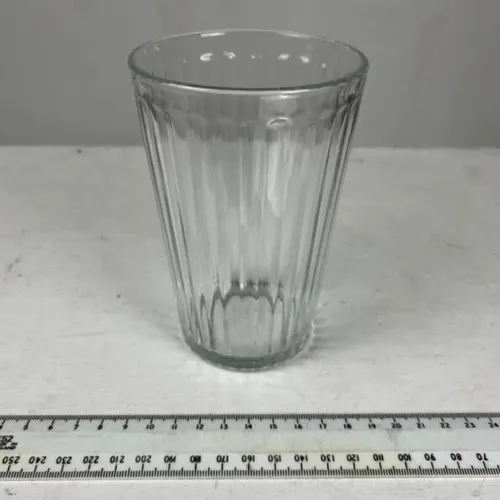 Ribbed Glass Tumbler (3 Available)
