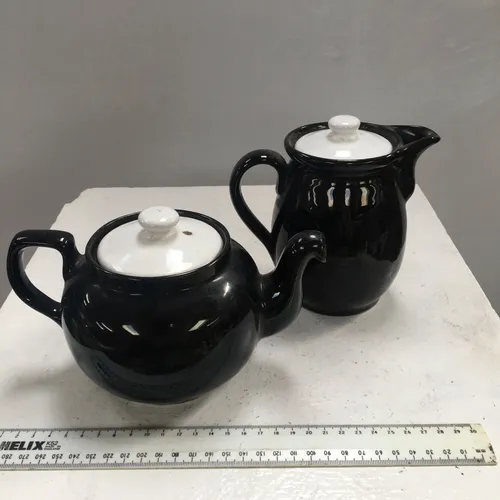 Black and White Teapot