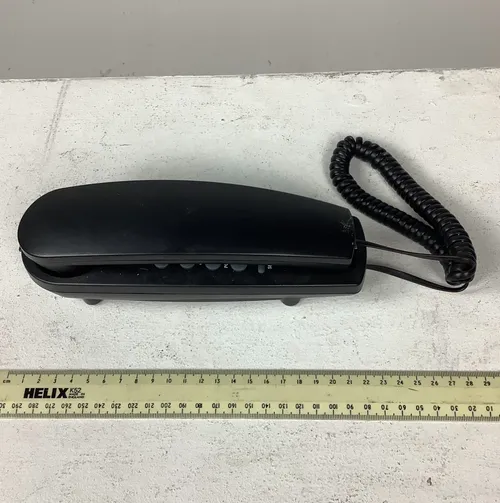 Black Slimline Phone Telephone