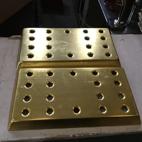 Period Gold Brass Drip Tray