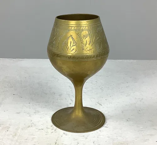 Brass Pear Shaped Chalice