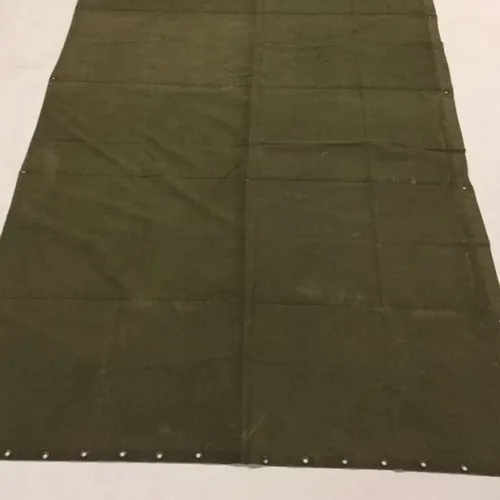 green  canvas tarpaulin