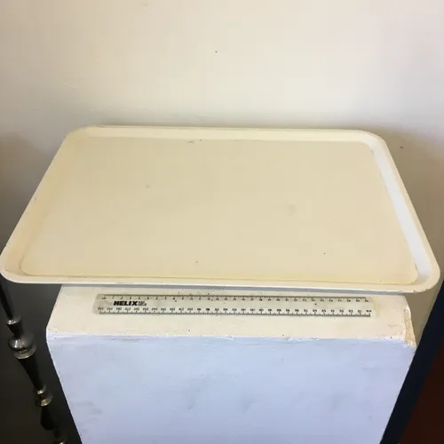 Large white tray
