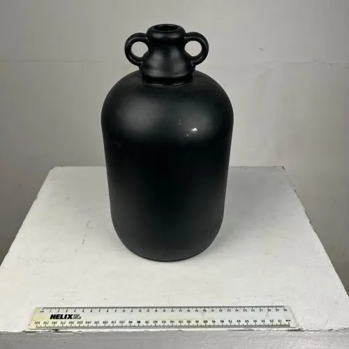 Black Flagon Glass Bottle
