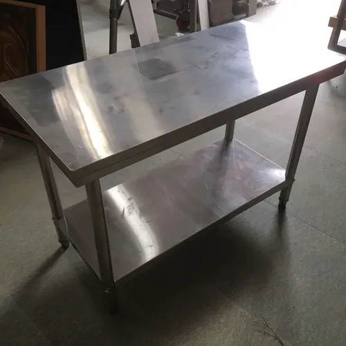 Stainless steel style medical / catering table