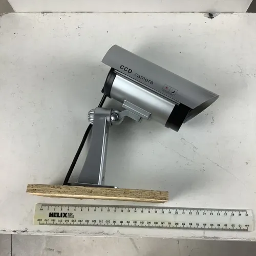 CCD Silver Dummy Security CCTV Camera