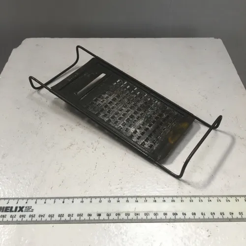 Vintage Flat Handheld Cheese Grater 