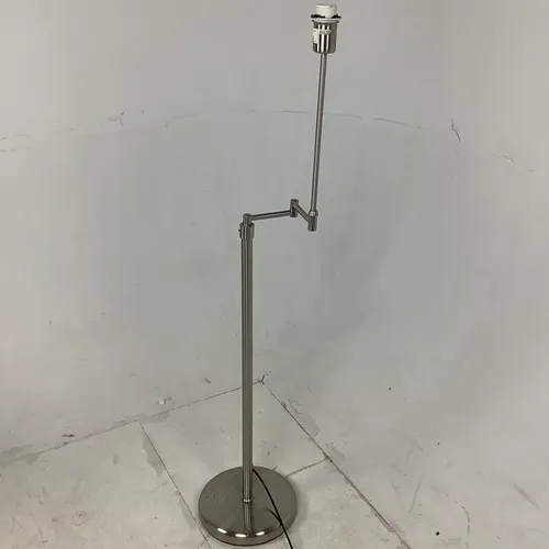 Silver Floor Lamp with Hinge