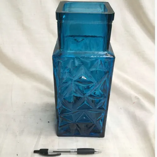 Blue Glass vase 022
