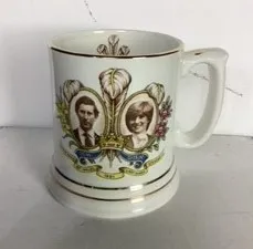 Charles and Diana Ceramic Tankard Mug