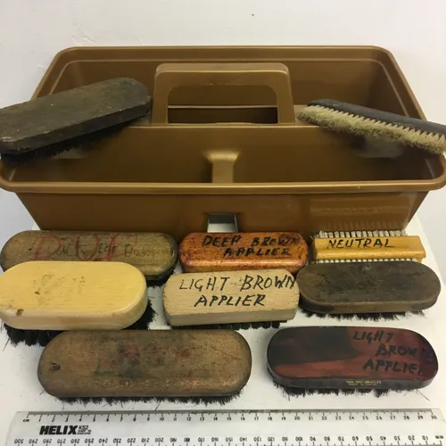 Various Wood Shoe Polishing Brushes