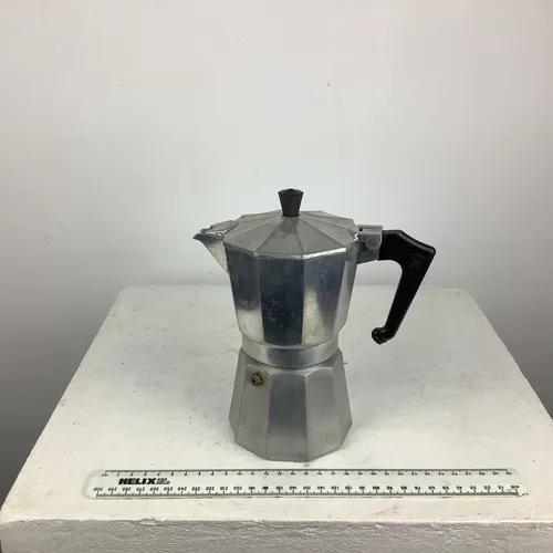 Silver Stovetop Coffee Maker