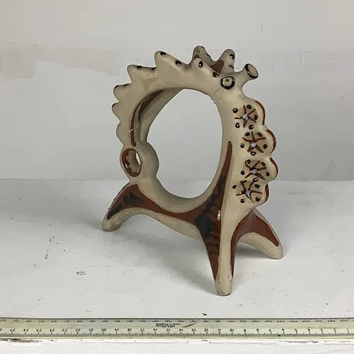 Ceramic Brown Glaze Sea Creature Ornament