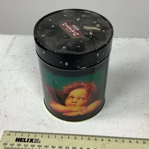 Black Lambertz Cherub Music Tin