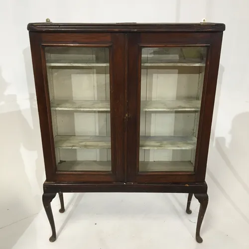 Freestanding Bookshelf / Cabinet Unit with Glass Front Doors