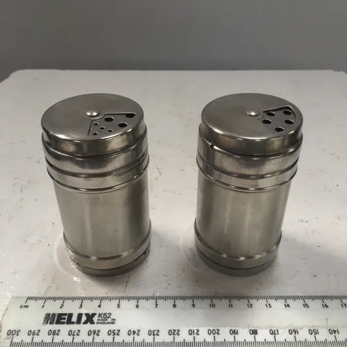 Stainless Steel Spice/Seasoning Shakers Set
