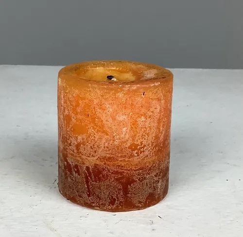 Orange Red Gradient Candle